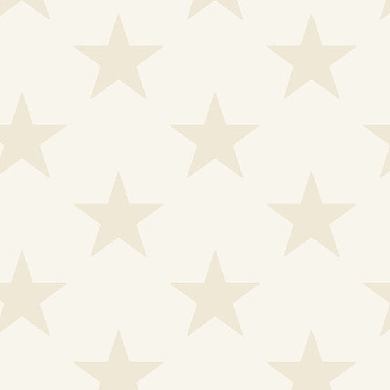 AMERICANA by Andover Fabrics - Large Star Cream A-10182-L