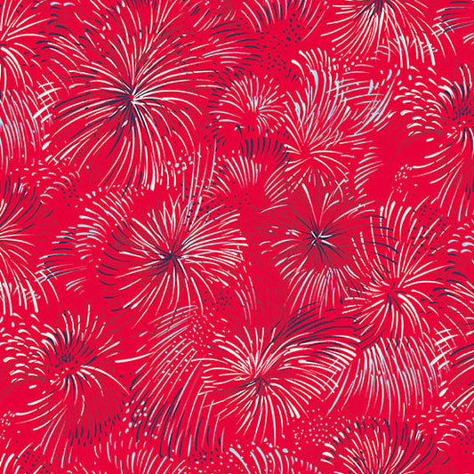 AMERICANA by Andover Fabrics - Firework Red A-10184-R