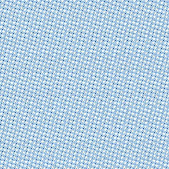 AMERICANA by Andover Fabrics - Star Dot Light Blue A-10188-B