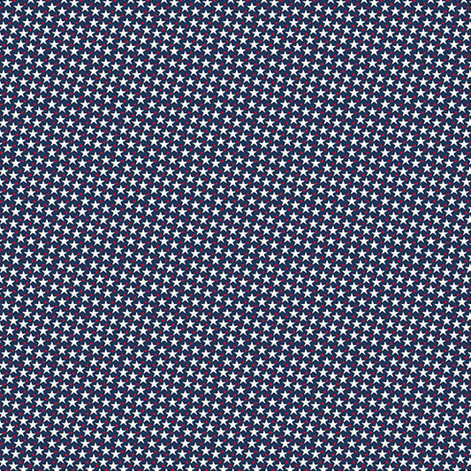 AMERICANA by Andover Fabrics - Star Dot Navy A-10188-B1