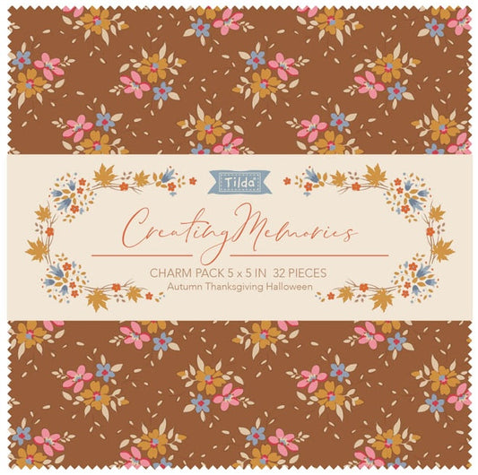 Creating Memories Charm Pack - Autumn - Tilda Fabrics - 5" - 32pcs