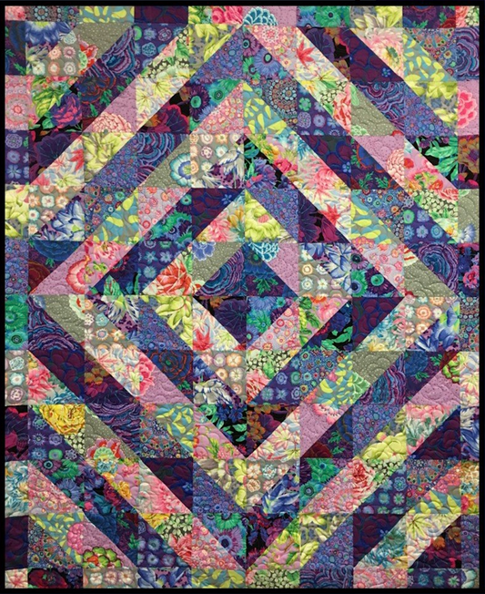 DRAYTON HALL Quilt Kit -  63" x 77" Kaffe Fassett Collective fabrics