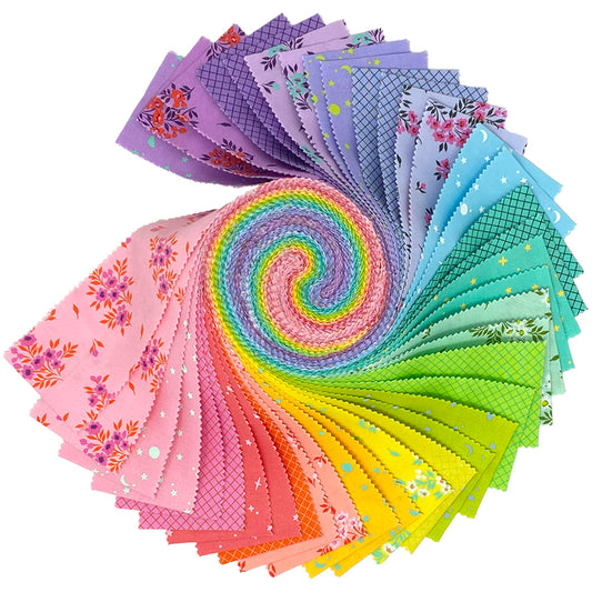 True Colors 2 1/2" Design Roll - TULA PINK - APRIL 2025