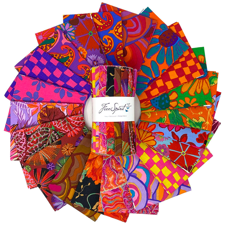 6" 20pcs DESIGN ROLL- HOT FB4DSGP Kaffe Fassett Collective AUGUST 2024