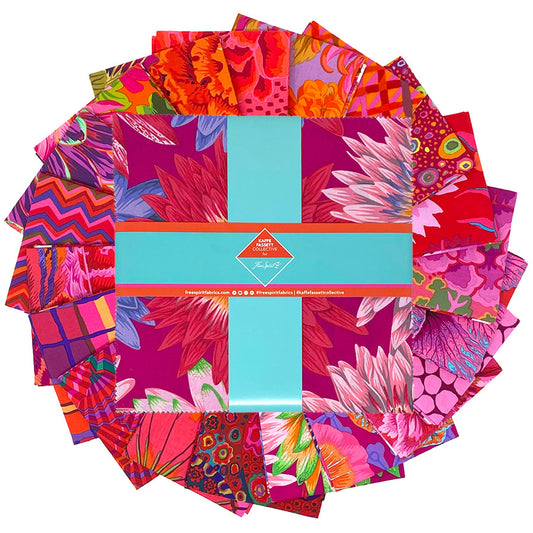 10" - 42pcs- CLASSIC PLUS CHARM PACK- RUBY FB6CPGP Kaffe Fassett Collective