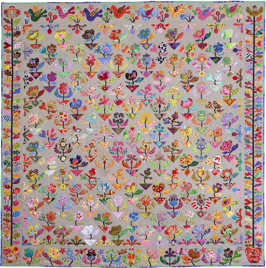 FIELD OF FLOWERS Appliqué Pattern Kim McLean