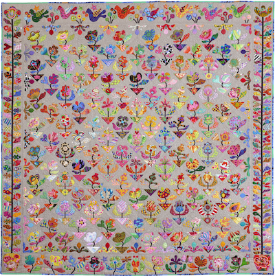 FIELD OF FLOWERS Appliqué Pattern Kim McLean