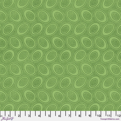 ABORIGINAL DOT LEAF Leafy Green GP71 Kaffe Fassett