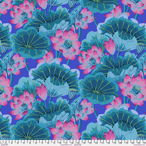 LAKE BLOSSOMS BLUE PWGP093 Kaffe Fassett