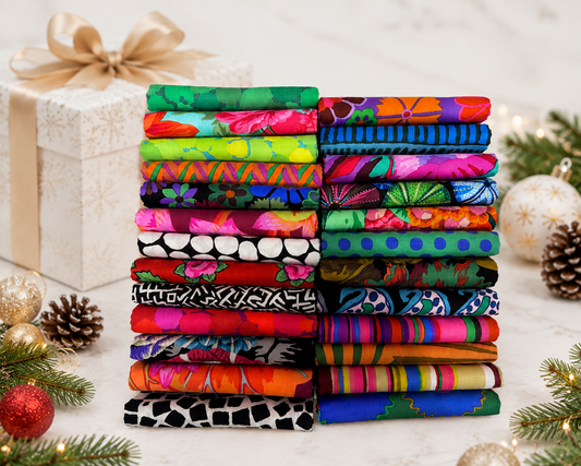 Kaffe Fassett Holiday 25pc 1-Yard Assorted Box | 25th Anniversary
