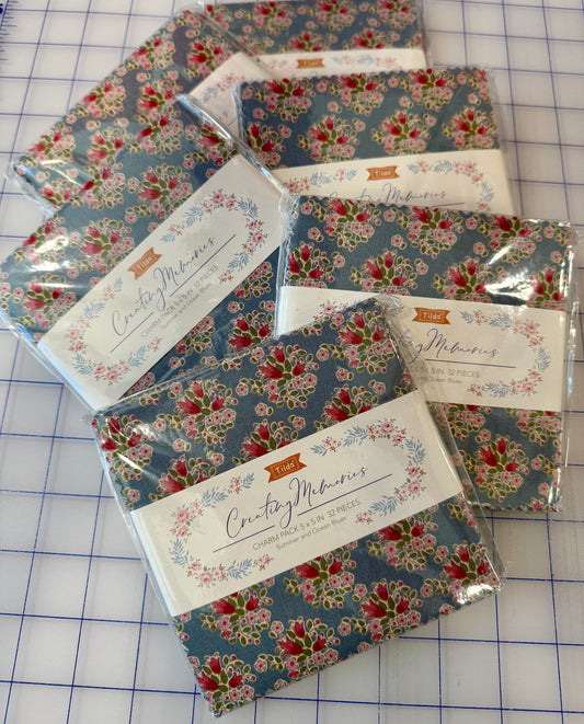 Creating Memories Charm Pack - Tilda Fabrics - 5" - 32 PCs - Summer