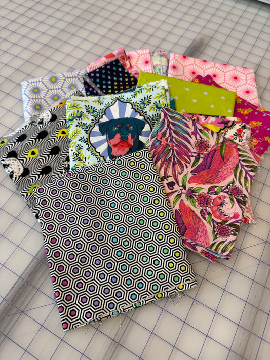 Tula Pink Scrap Bag (B) – 4 Yards of Curated Magic!