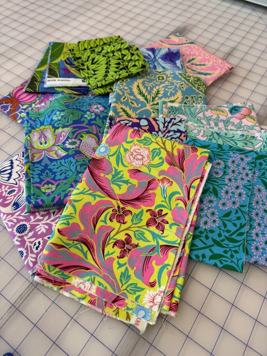 Kaffe Fassett x Morris & Co. Scrap Bag – 3 Yards of Timeless Beauty