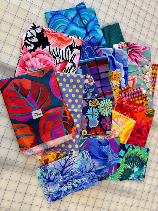 Kaffe Fassett Collective Scrap Bag (A) – 4 Yards of Fabric Magic!