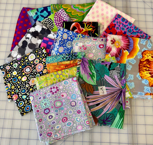 Kaffe Fassett Collective Scrap Bag (J) – 4 Yards of Fabric Magic!
