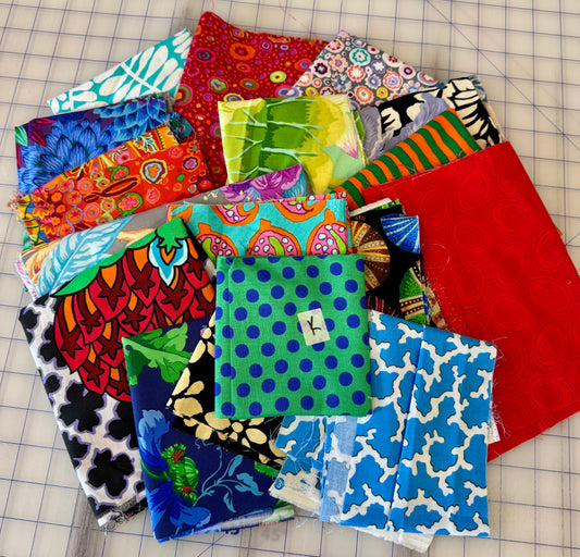 Kaffe Fassett Collective Scrap Bag (K) – 4 Yards of Fabric Magic!