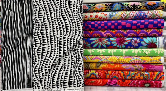 RAINBOW SWIRLY Fabric Pack -  64" X 80"  - Kaffe Fassett Collective