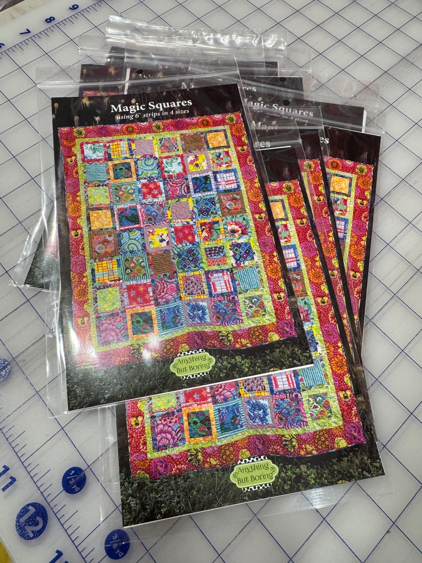 Magic Squares Quilt - Paper Pattern - By Anything But Boring