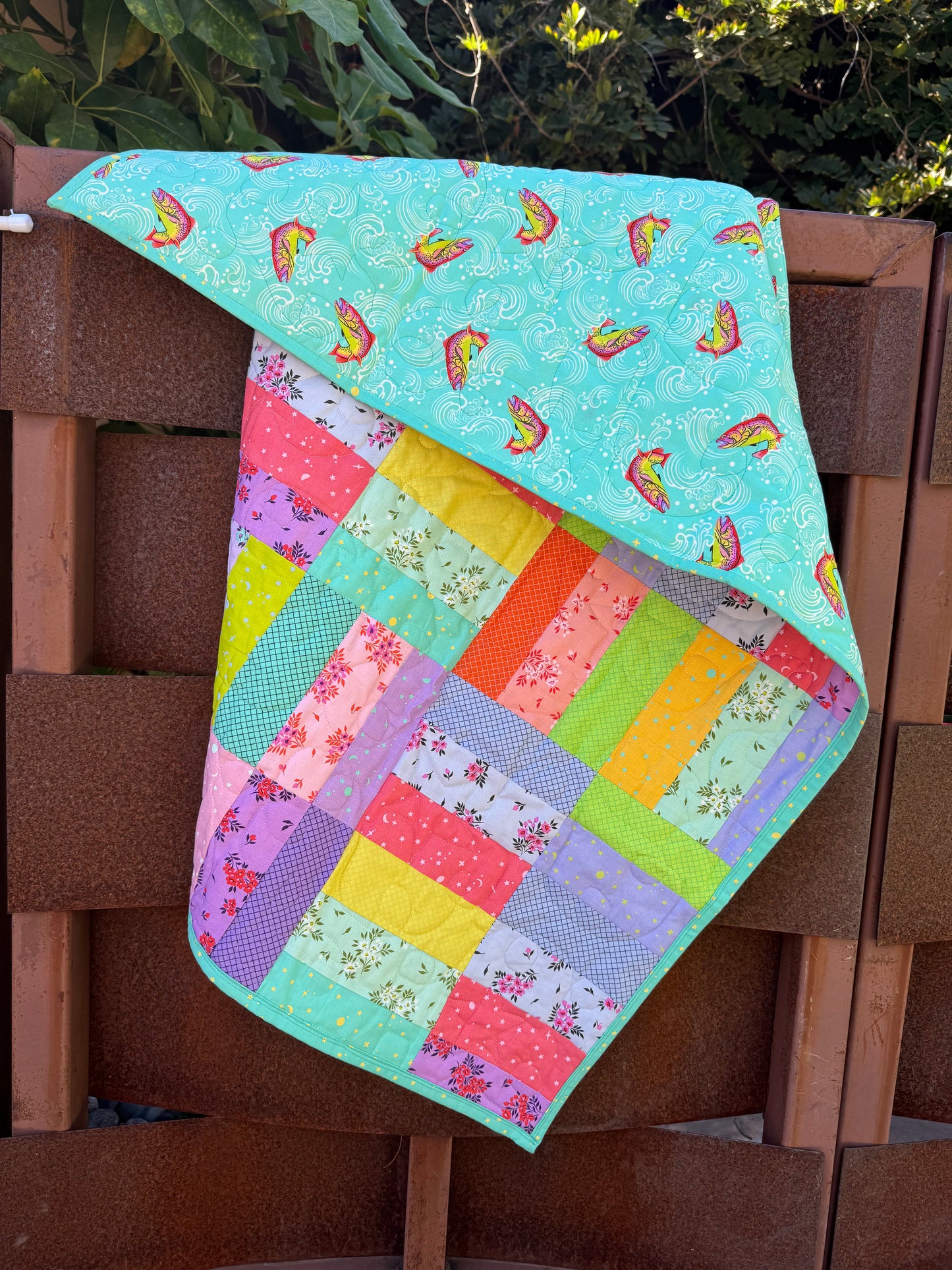 Smoothie Quilt Kit – Featuring Tula Pink Fabrics 48.5" x 48.5"