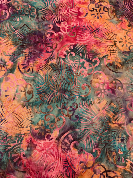 BATIK – Tropical Tapestry - Textured Print – 100% Cotton