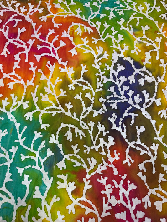 BATIK – Rainbow Reef - Textured Print – 100% Cotton