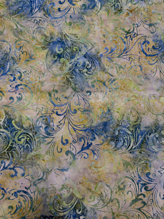 BATIK – Seaside Filigree - Textured Print – 100% Cotton