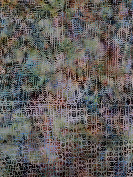 BATIK – Mosaic Dots - Textured Print – 100% Cotton