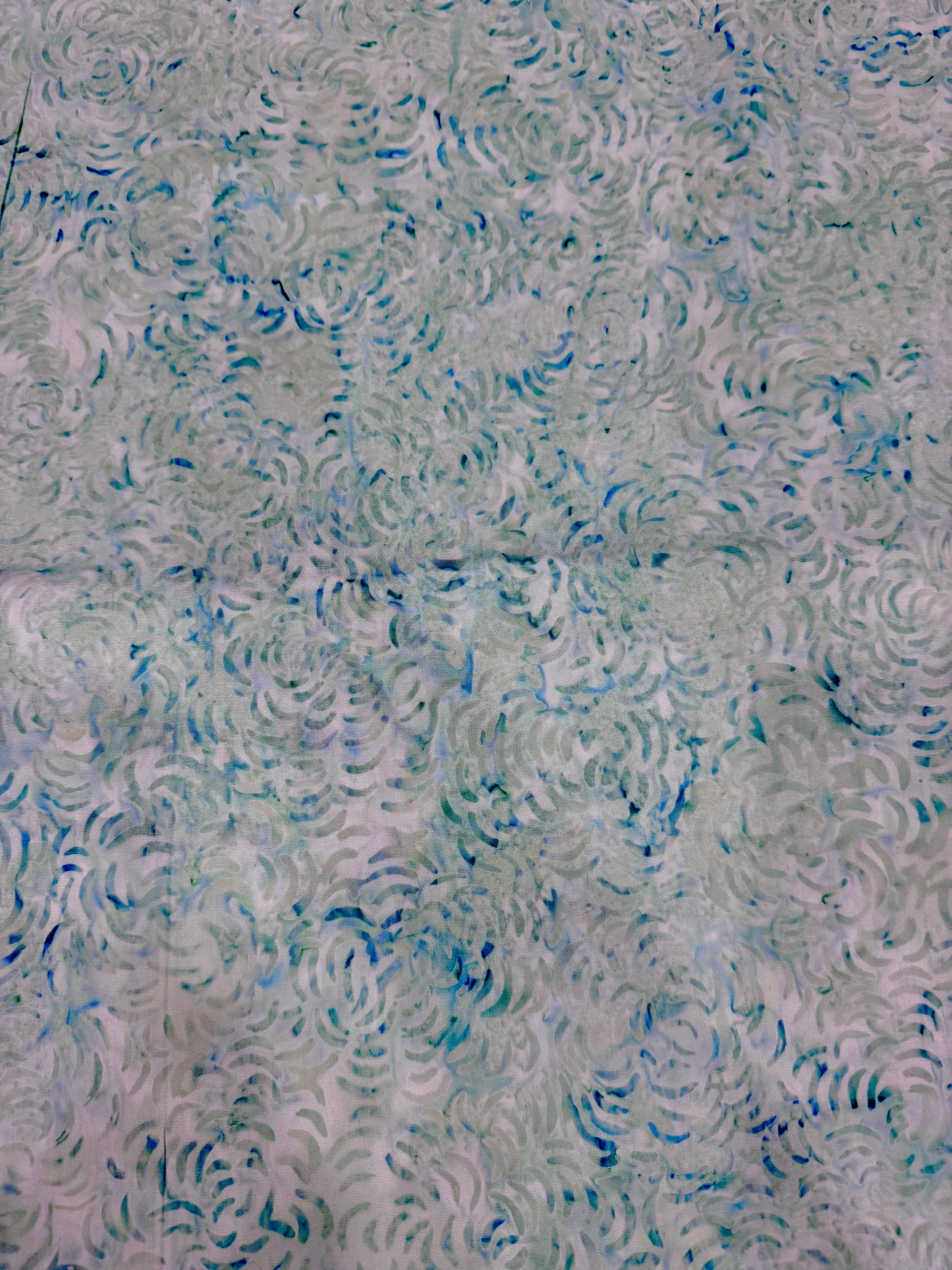 BATIK – Seafoam Swirl - Textured Print – 100% Cotton