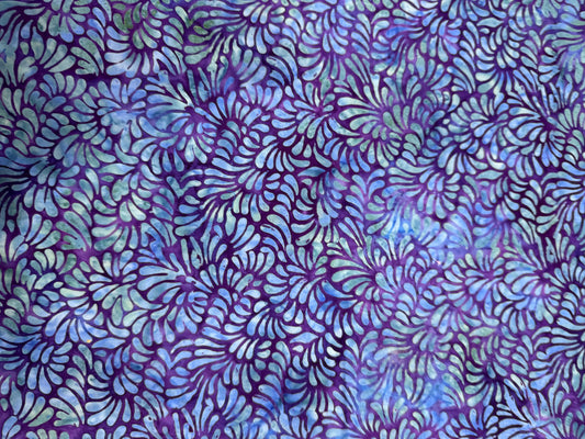 BATIK – Amethyst Fern - Textured Print – 100% Cotton