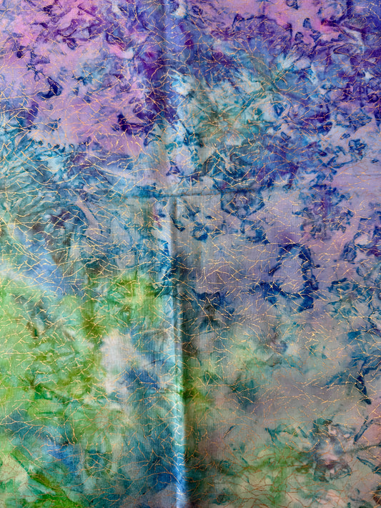 BATIK – Midnight Gilding - Textured Print – 100% Cotton