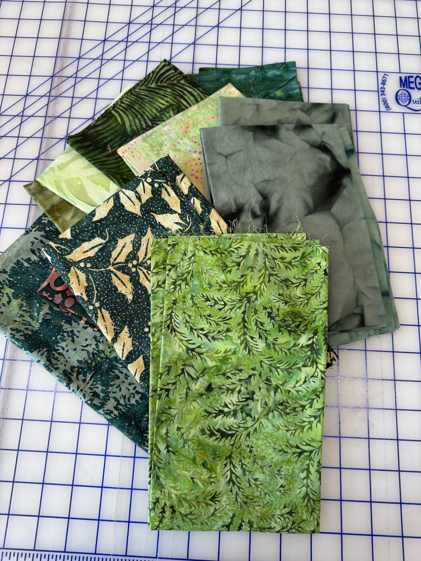 Sew Colorful Batik Bundle - Emerald Jungle