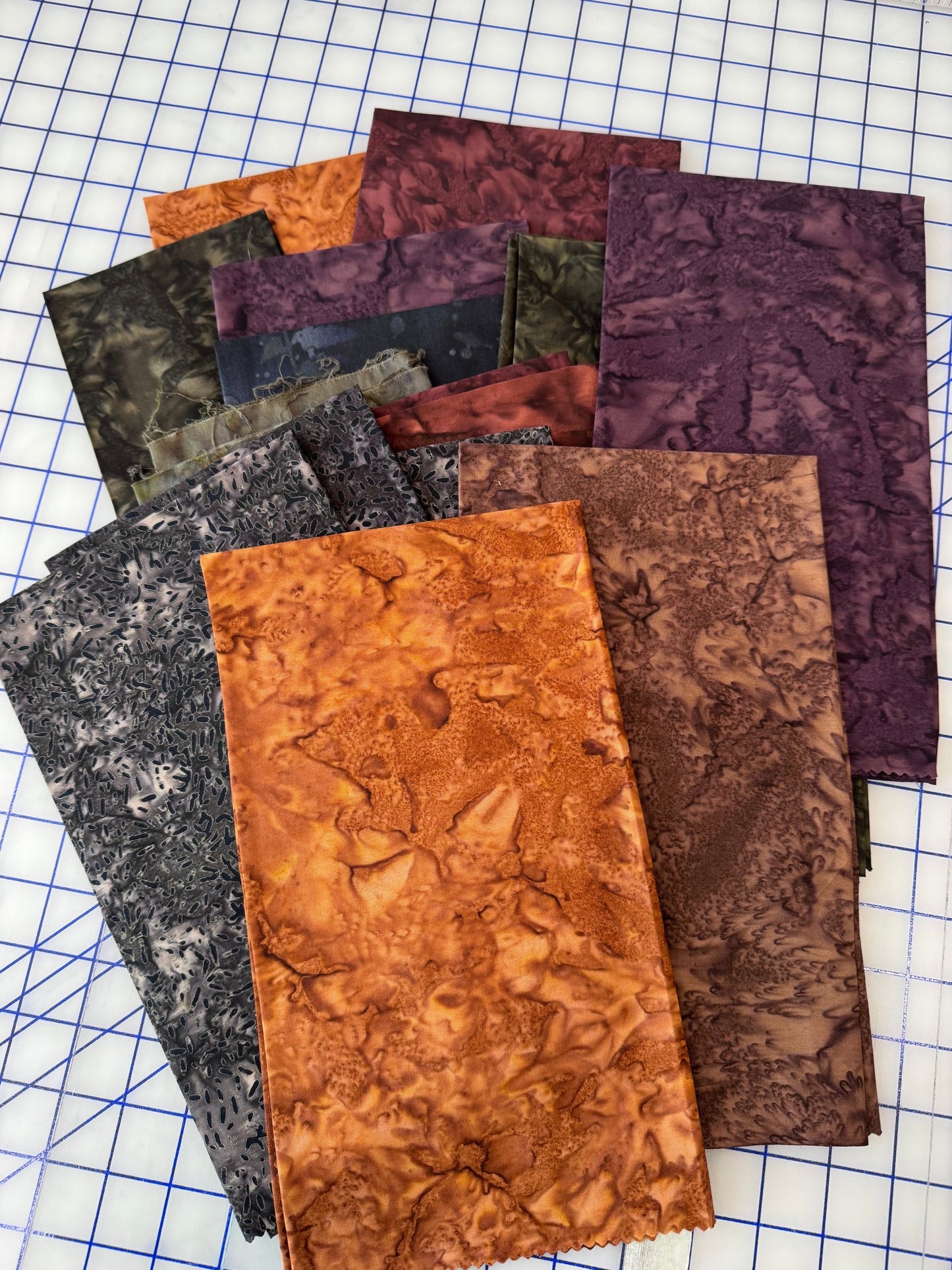 Sew Colorful Batik Bundle - Desert Ember