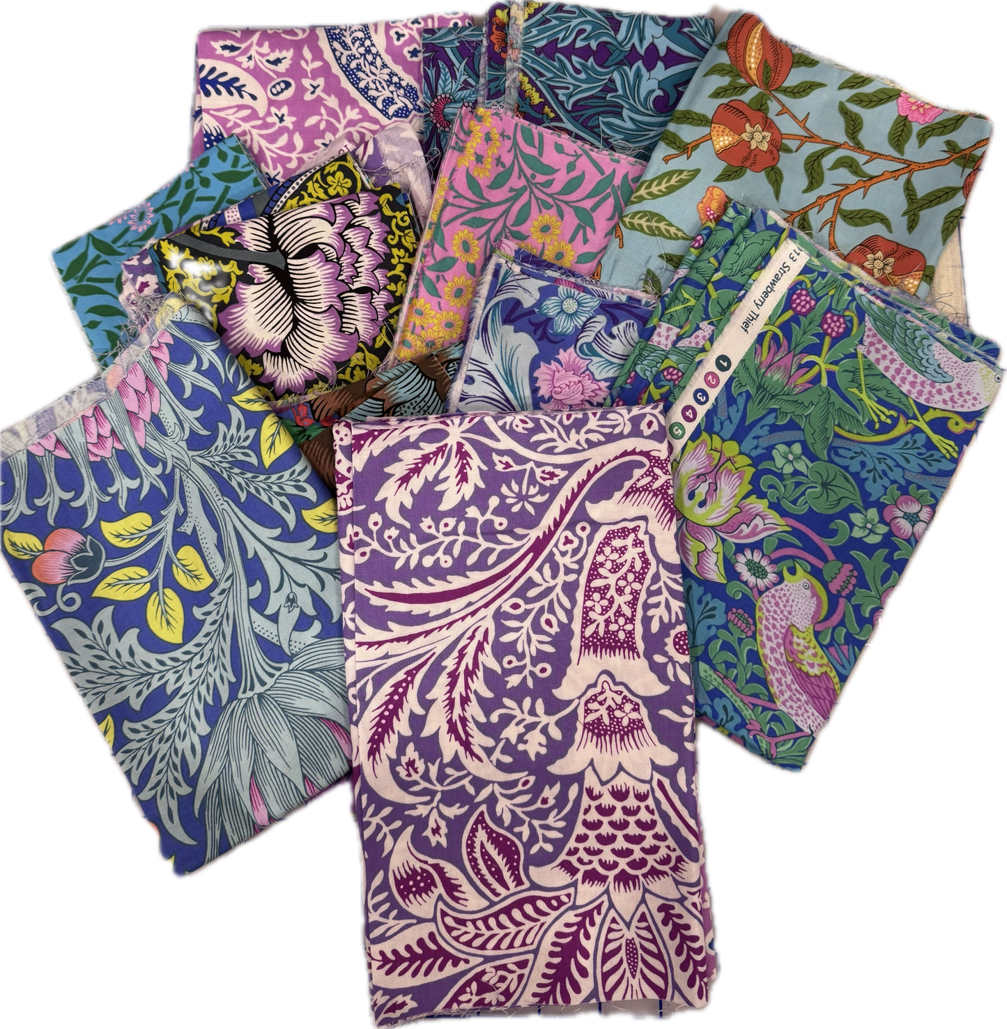 Kaffe Fassett x Morris & Co. Scrap Bag (E) – 4 Yards of Timeless Beauty