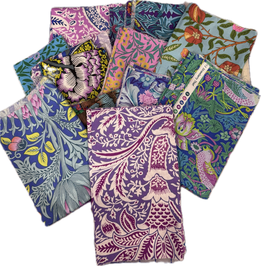 Kaffe Fassett x Morris & Co. Scrap Bag (E) – 4 Yards of Timeless Beauty