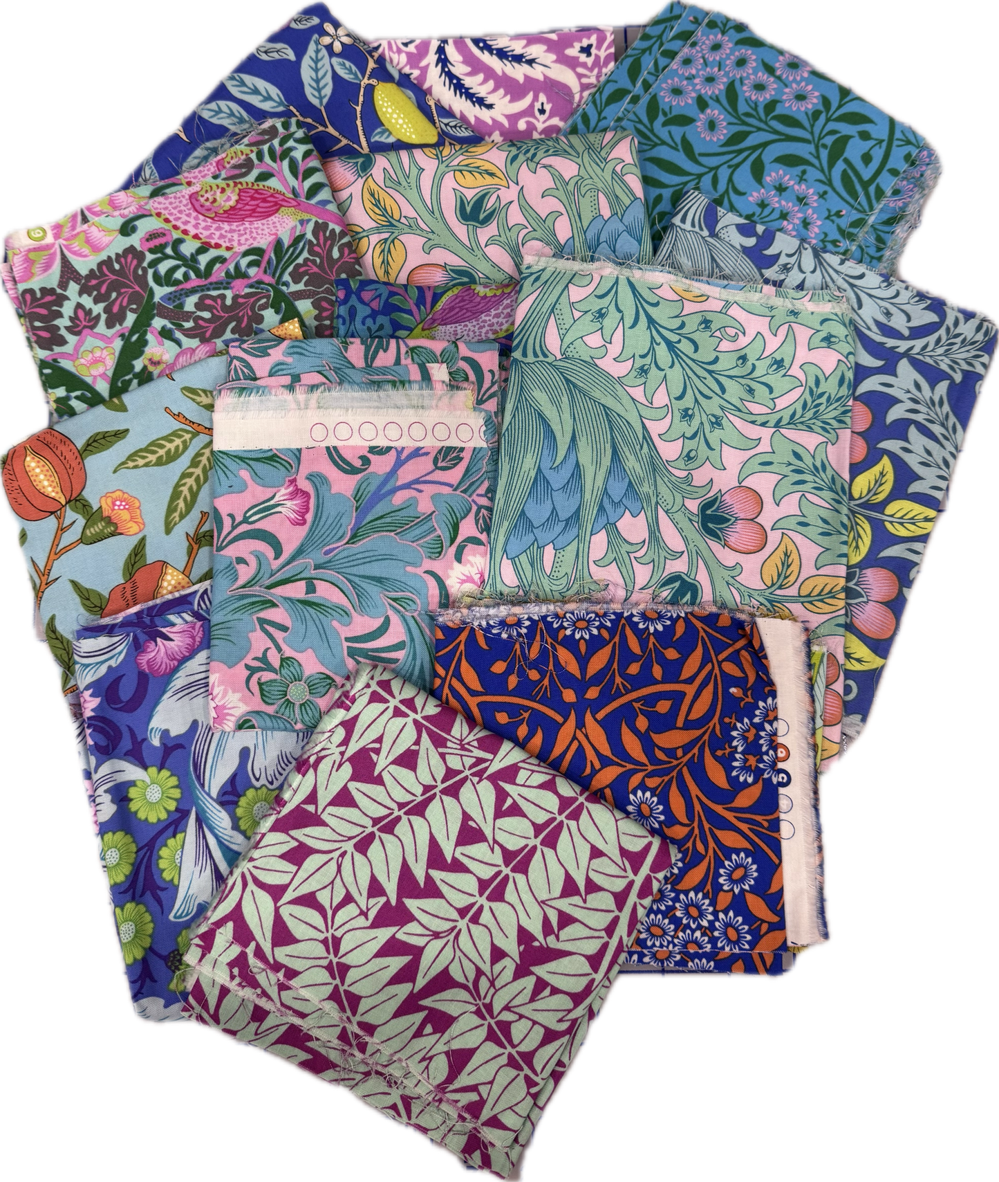Kaffe Fassett x Morris & Co. Scrap Bag (B) – 4 Yards of Timeless Beauty