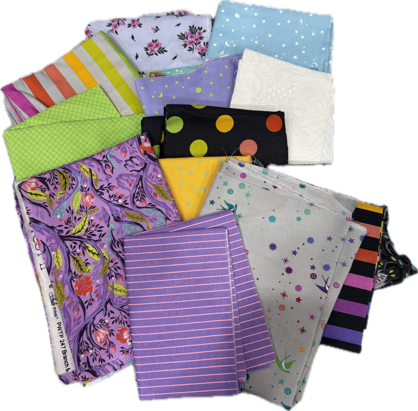 Tula Pink Scrap Bag (C) – 4 Yards of Curated Magic!