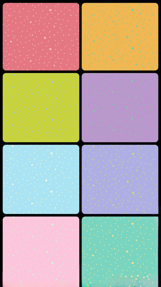8 Piece Space Sprinkles Bundle – Tula Pink’s True Colors - 1/2yd bundle – APRIL 2025