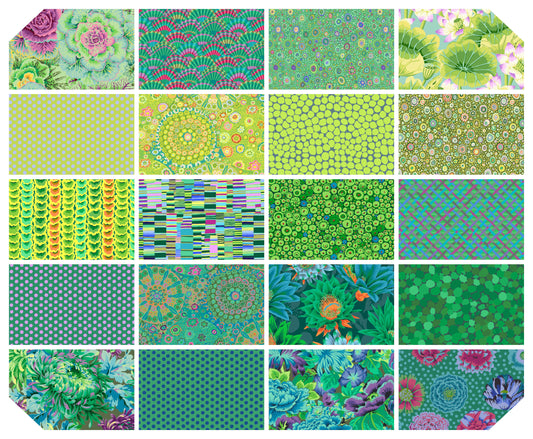 20pc FAT QUARTER BUNDLE CLASSIC PLUS - MEADOW FB4FQGP Kaffe Fassett Collective