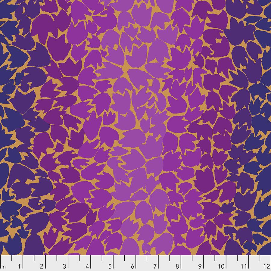 OOP OMBRE LEAVES Purple PWgp174.PURPLE February 2020 Kaffe Fassett for KFC