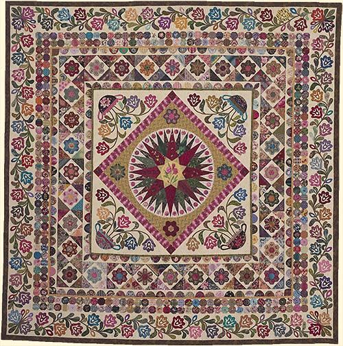 Mariner`s Compass Medallion Appliqué Pattern Kim McLean