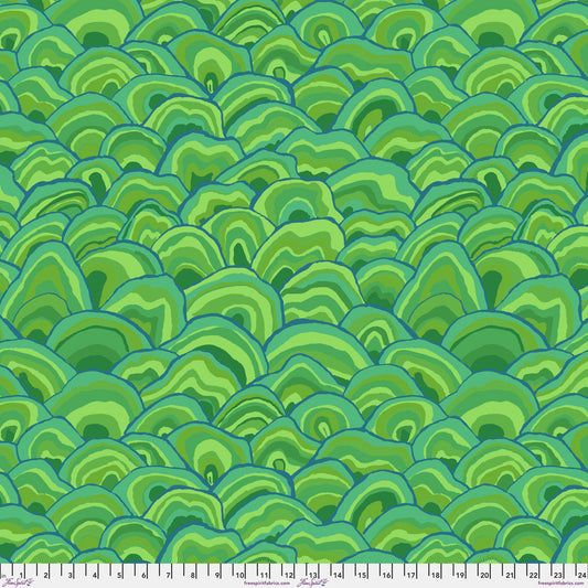 WOBBLE Green PWBM092  Brandon Mably Kaffe Fassett Collective AUGUST 2024