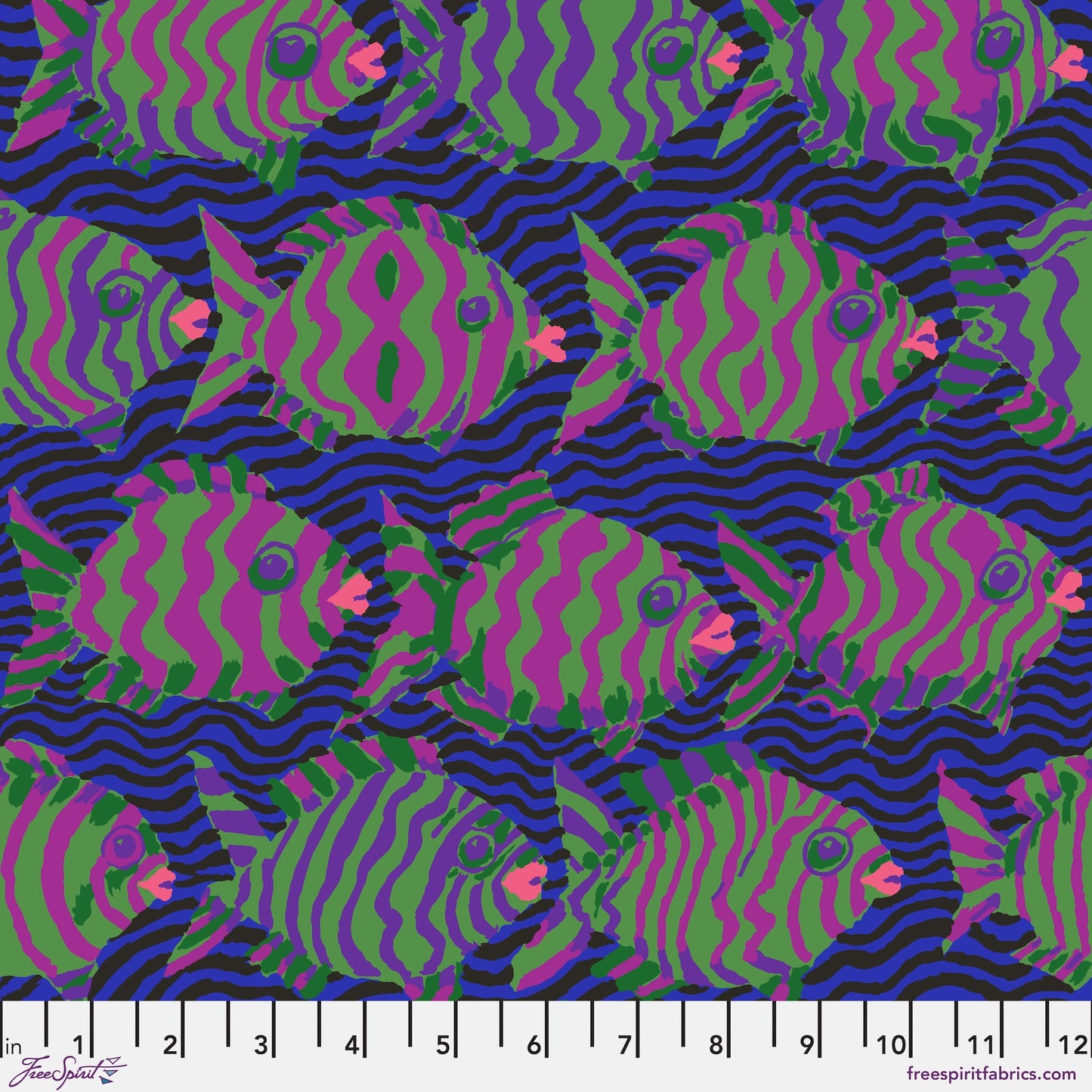 MINNOWS Blue PWBM100 Kaffe Fassett Collective August 2025