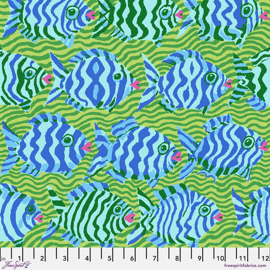 MINNOWS Lime PWBM100 Kaffe Fassett Collective August 2025