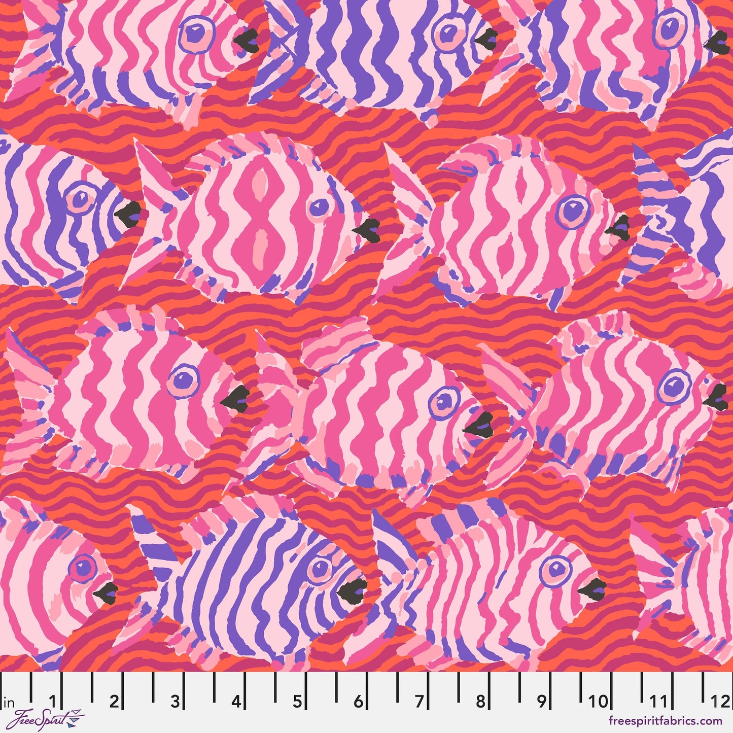 MINNOWS Red PWBM100 Kaffe Fassett Collective August 2025