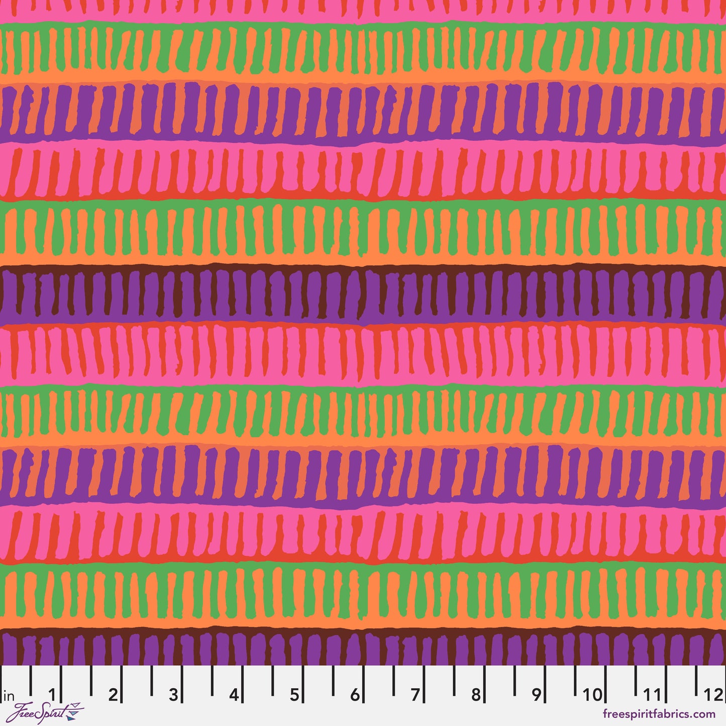 ZIPPER STRIPE Red PWBM103 Kaffe Fassett Collective August 2025
