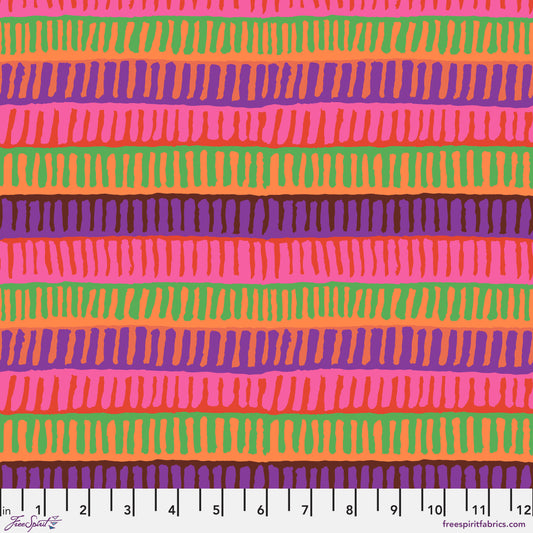 ZIPPER STRIPE Red PWBM103 Kaffe Fassett Collective August 2025