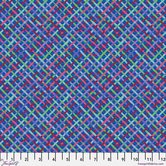 PRE-ORDER - SM MAD PLAID - COBALT - Bits & Bobs by Brandon Mably for KFC - PWBM109.COBALT - DECEMBER 2026