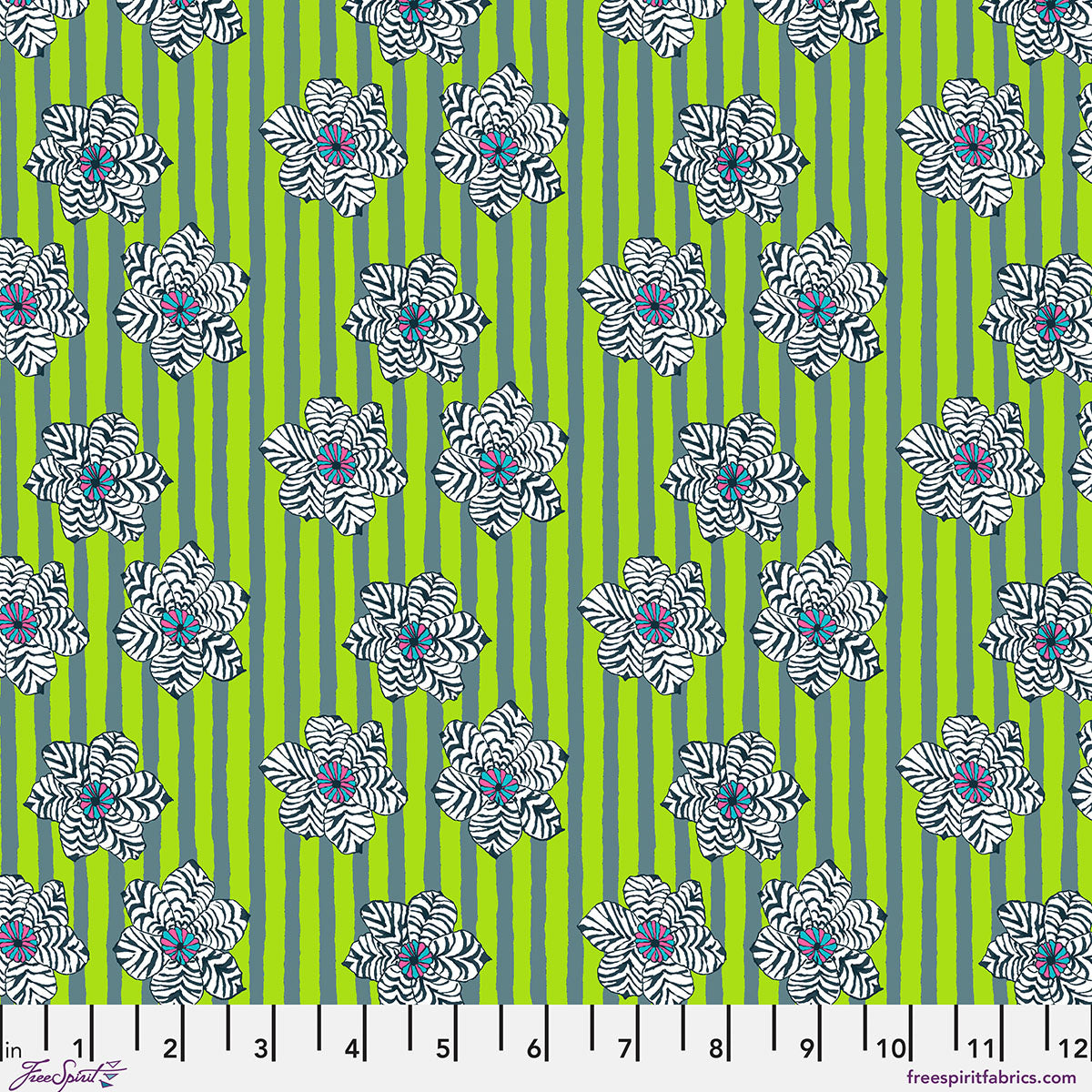 PRE-ORDER - SM ZEBRA LILY - GREEN - Bits & Bobs by Brandon Mably for KFC - PWBM120.GREEN - DECEMBER 2026