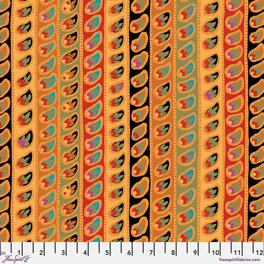 PRE-ORDER - PAISLEY STRIPE - ANTIQUE - Kaffe: From the Archives PWGP032.ANTIQUE - December 2025