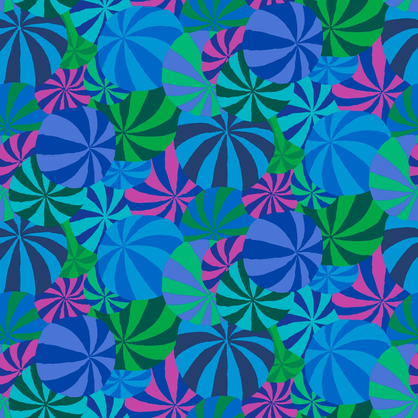 OOP - Beach Balls - Blue PWGP037 Kaffe Fassett - KAFFE 85 & FABULOUS